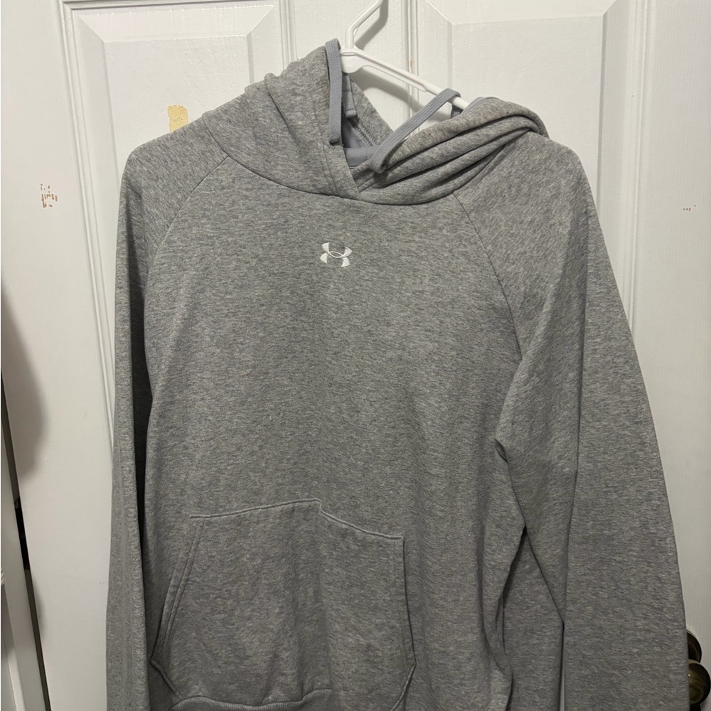 Under Armour Heather Gray Pullover Hoodie